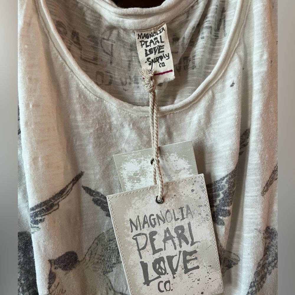 Bird Print Women's Top - Picture 12 of 14